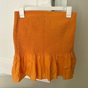 Orange skirt